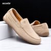 PC Suede Leather Loafer Beige - Image 3