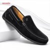 PC Suede Leather Loafer Black