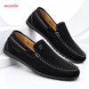PC Suede Leather Loafer Black - Image 2