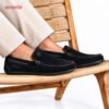 PC Suede Leather Loafer Black - Image 5
