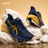 Asics Novablast 5 Running Shoes Navy Blue 1:1 - Image 3