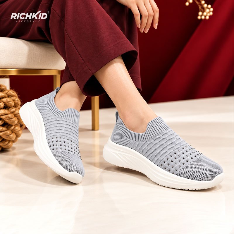 Graceland Super Durable Slip-On Shoes Light Grey