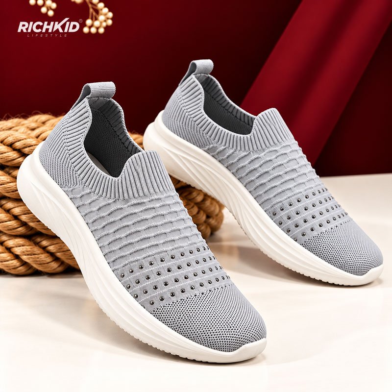 Graceland Super Durable Slip-On Shoes Light Grey - Image 2