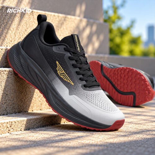 RT Athleisure Sports Shoe Red Black