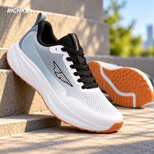 RT Athleisure Sports Shoe White and Blue
