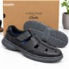 Clarks Cycle Shoes Textured Grey Black