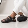 RichKid Elite Comfort Leather Sandal Black - Image 4