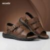 NewBelt Comfort Sandal Chocolate - Image 2