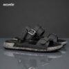 Comfortable Strap Sandal Black