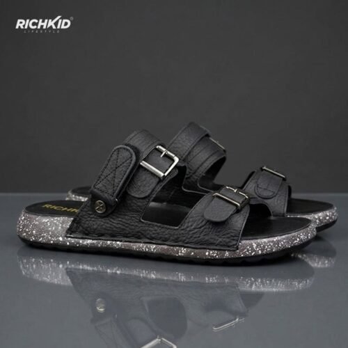 Comfortable Strap Sandal Black