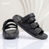 RichKid Elite Comfort Leather Sandal Black - Image 2