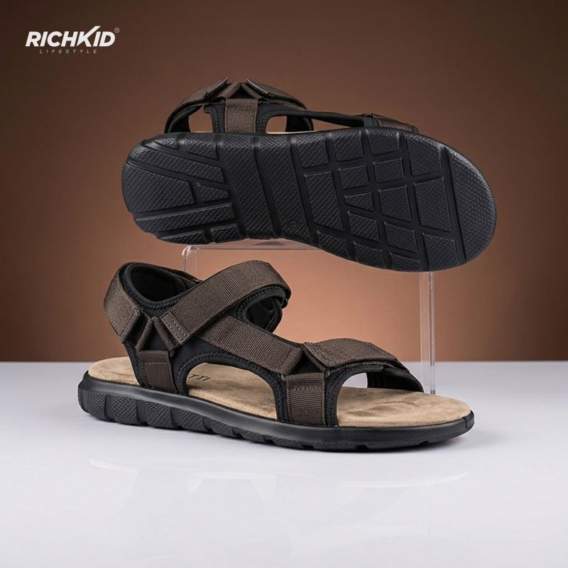 Lanetti Leather Sandal Chocolate - Image 2