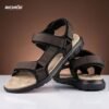 Lanetti Leather Sandal Chocolate - Image 3
